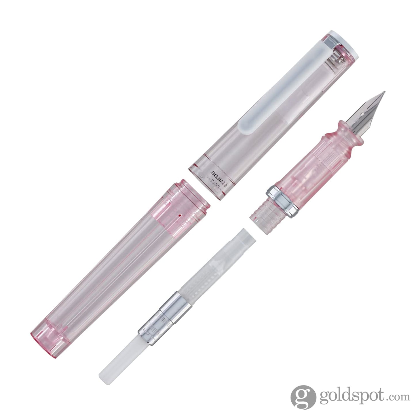 Sailor Compass Tuzu Glassy Fountain Pen in Crystal Cherry Fountain Pen