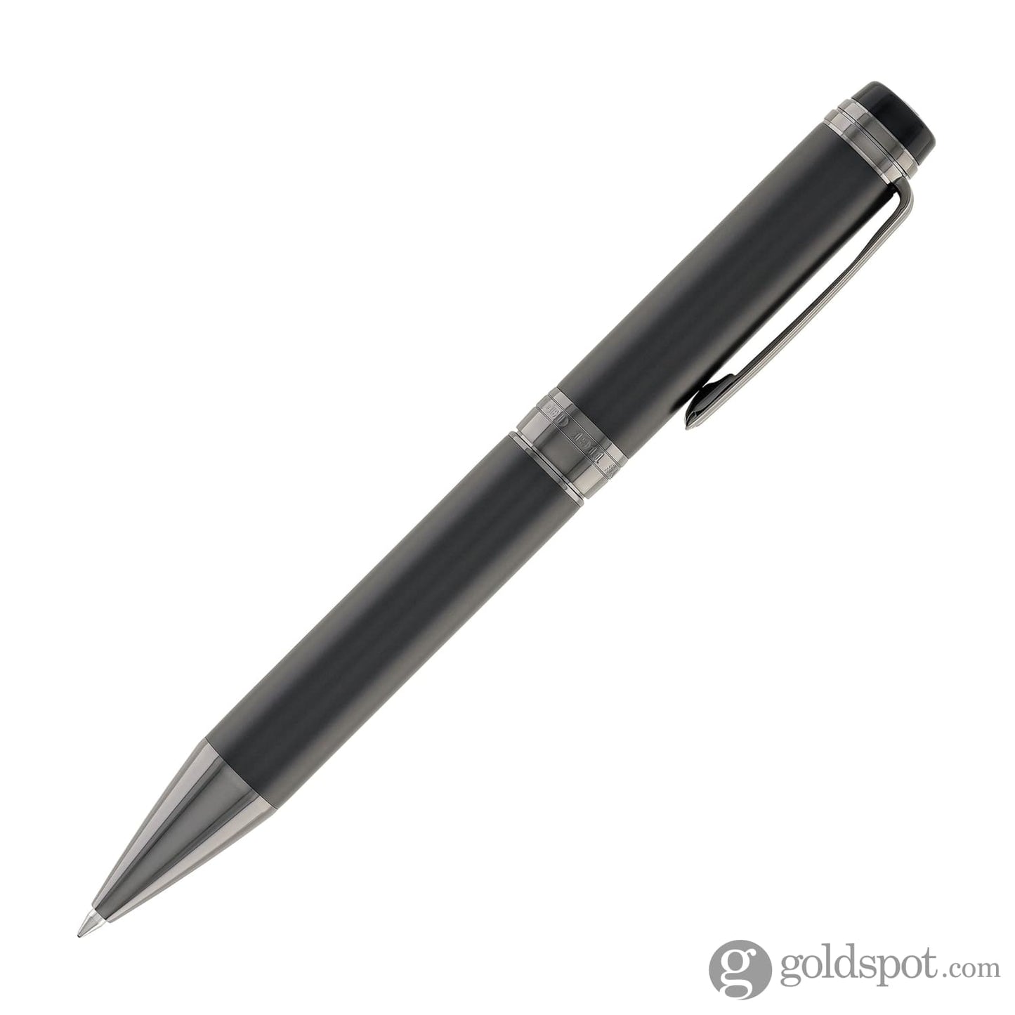 Sailor Cylint Ballpoint Pen in Matte Black Stainless Steel with Black Ion Trim Ballpoint Pens