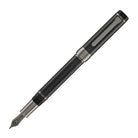 Sailor Cylint Fountain Pen in Black Stainless Steel - 21kt Gold Nib Fountain Pen