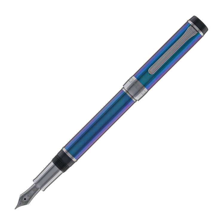 Sailor Cylint Fountain Pen in Lagoon with Black Ion Trim - 21kt Gold Fountain Pen