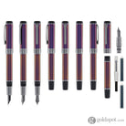 Sailor Cylint Fountain Pen in Lantana with Black Ion Trim - 21kt Gold Fountain Pen