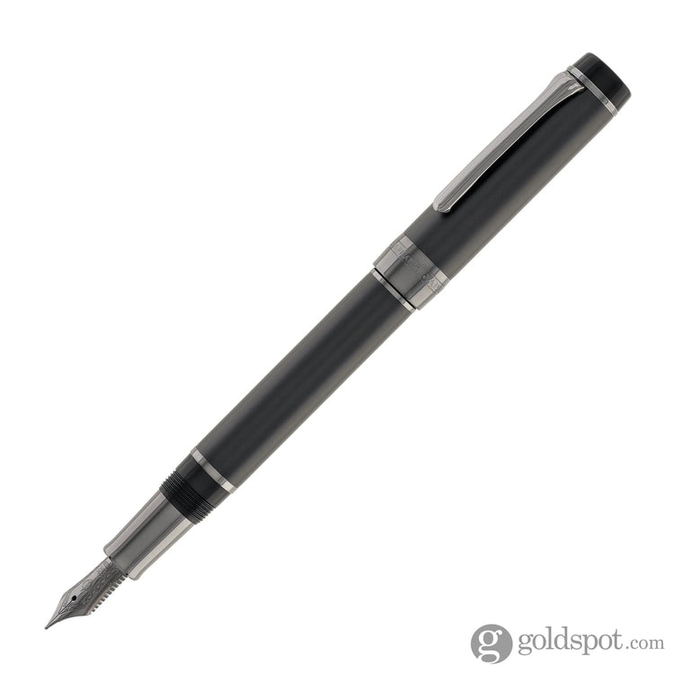 Sailor Cylint Fountain Pen in Matte Black Stainless Steel - 21kt Gold Nib Fountain Pen