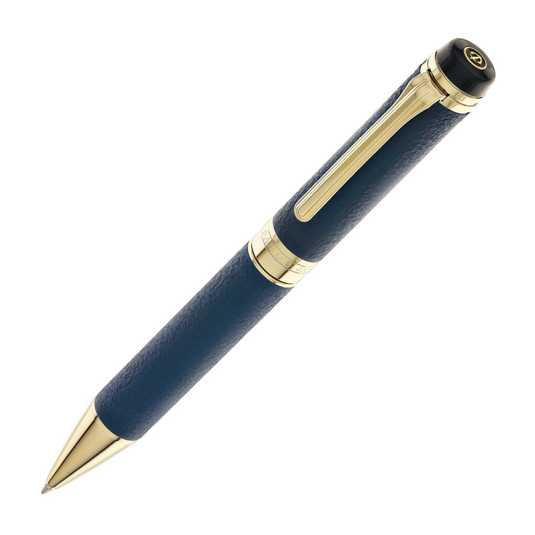 Sailor Cylint Niigata Shikki Ballpoint Pen in Ruri (Lapis Lazuli Blue) with Gold IP Trim Ballpoint Pens