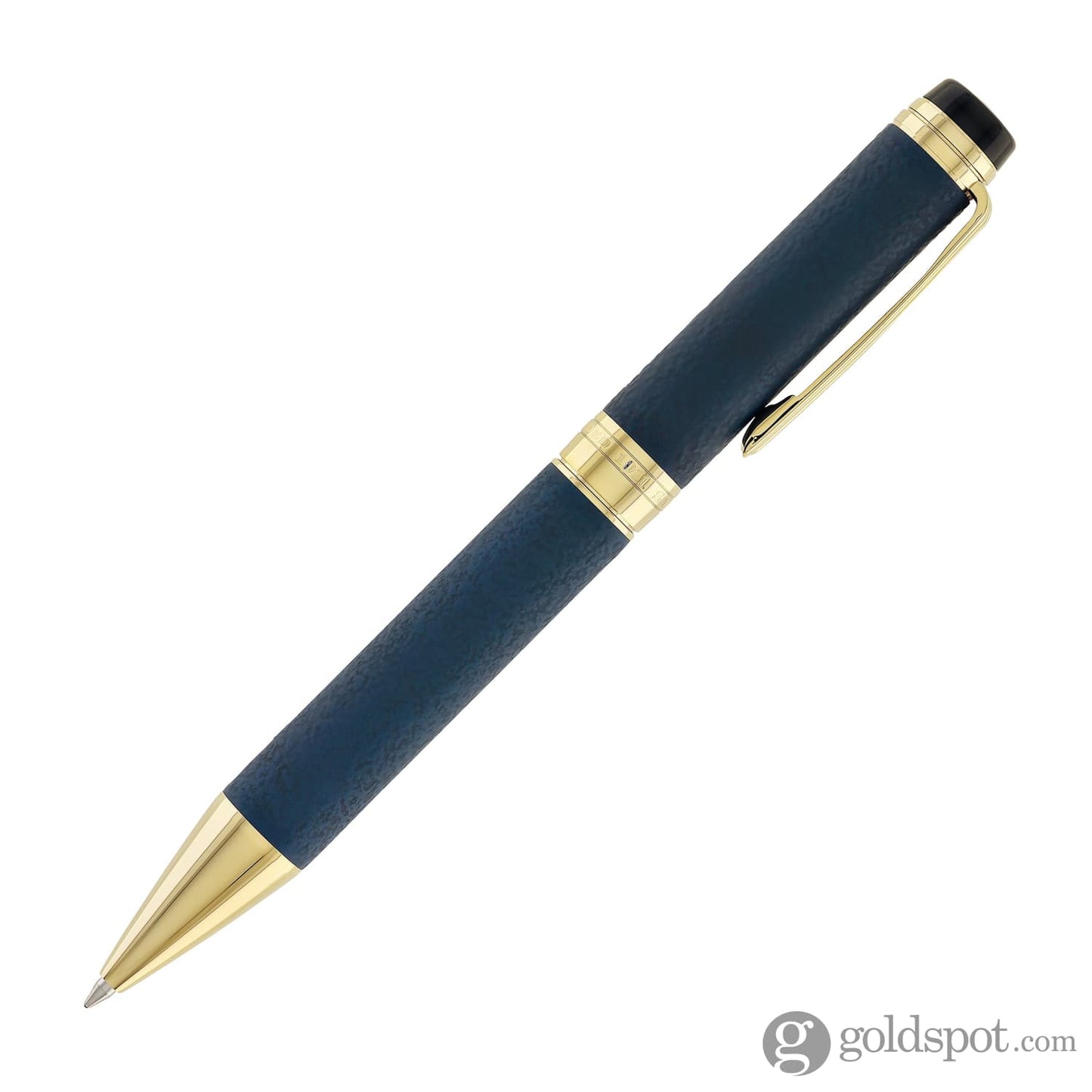 Sailor Cylint Niigata Shikki Ballpoint Pen in Ruri (Lapis Lazuli Blue) with Gold IP Trim Ballpoint Pens