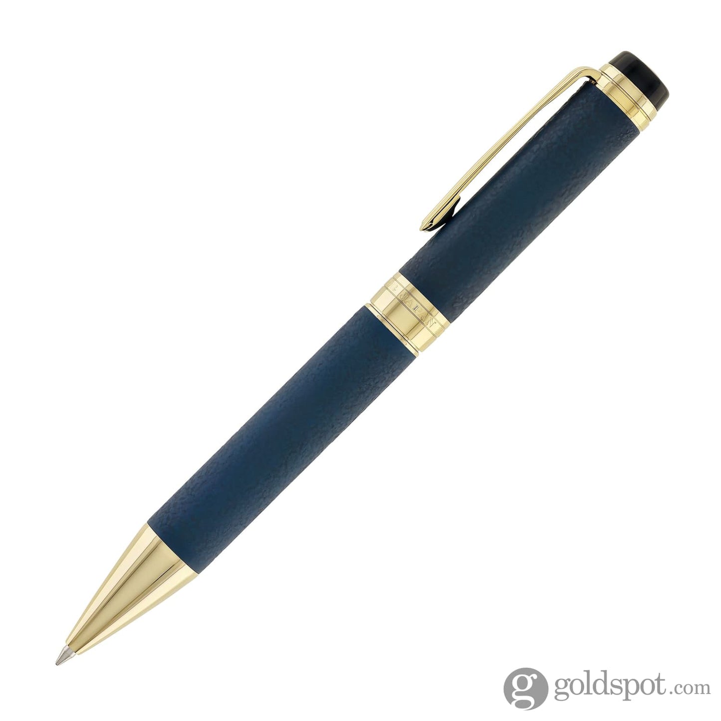 Sailor Cylint Niigata Shikki Ballpoint Pen in Ruri (Lapis Lazuli Blue) with Gold IP Trim Ballpoint Pens