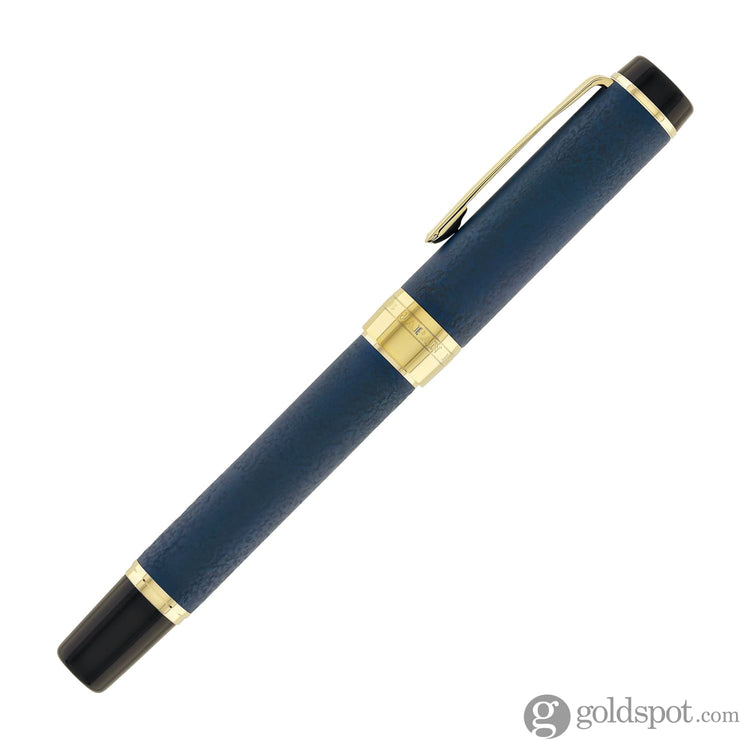 Sailor Cylint Niigata Shikki Fountain Pen in Ruri (Lapis Lazuli Blue) with Gold IP Trim - 21kt Gold Nib Fountain Pen