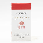 Sailor Four Seasons Shikiori Ink Cartridges in Irori (Hearth Red) Fountain Pen Cartridges