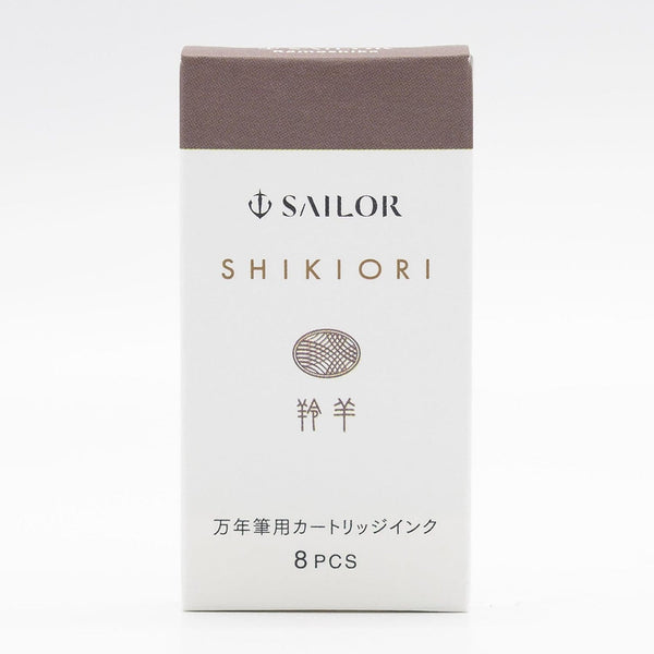 Sailor Four Seasons Shikiori Ink Cartridges in Kamoshika (Sepia-Brown) Fountain Pen Cartridges