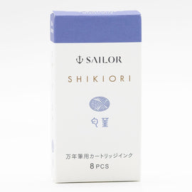 Sailor Four Seasons Shikiori Ink Cartridges in Nioi-sumire (Sweet Violet) Pack of 8