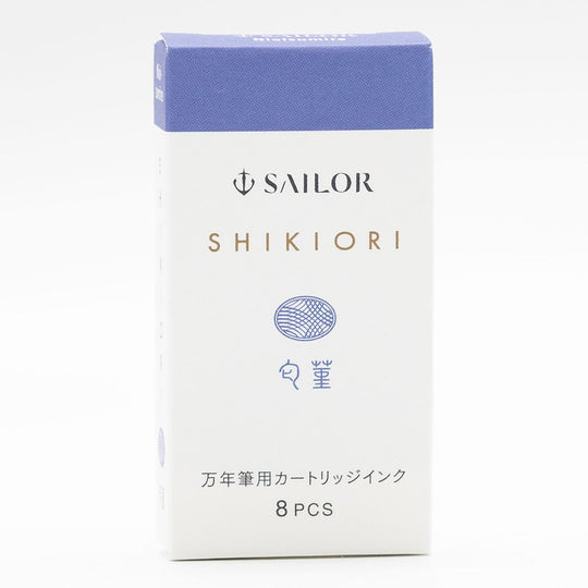 Sailor Four Seasons Shikiori Ink Cartridges in Nioi-sumire (Sweet Violet) Pack of 8