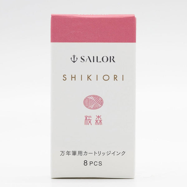 Sailor Four Seasons Shikiori Ink Cartridges in Sakura-Mori (Cherry Blossom Pink) Fountain Pen Cartridges