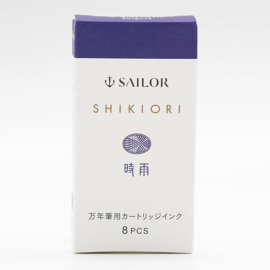 Sailor Four Seasons Shikiori Ink Cartridges in Shigure (Rain Showers) Pack of 8