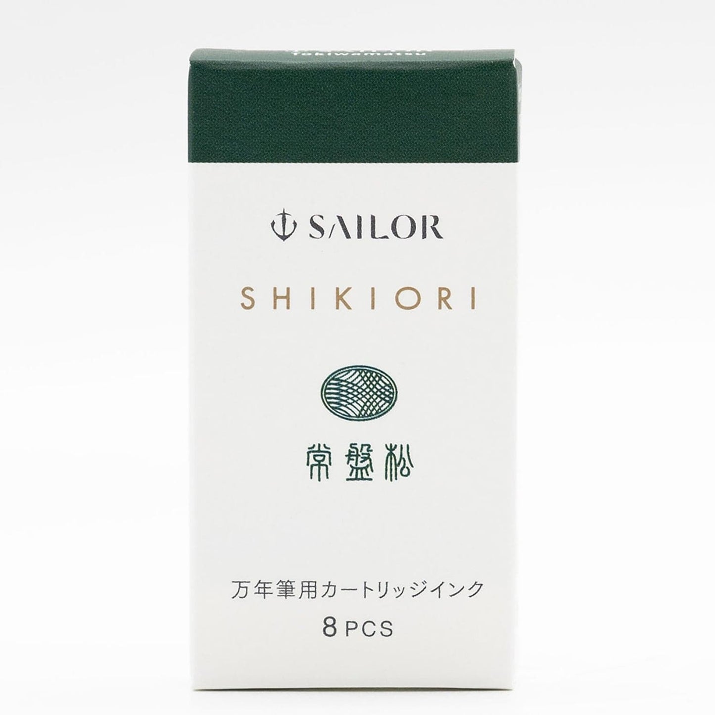 Sailor Four Seasons Shikiori Ink Cartridges in Tokiwa-Matsu (Pine Green) Fountain Pen Cartridges