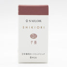 Sailor Four Seasons Shikiori Ink Cartridges in Yutsubame (Redish-Pink) Fountain Pen Cartridges