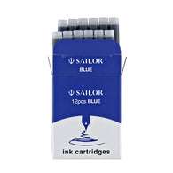 Sailor Jentle Ink Cartridges in Blue - Pack of 12