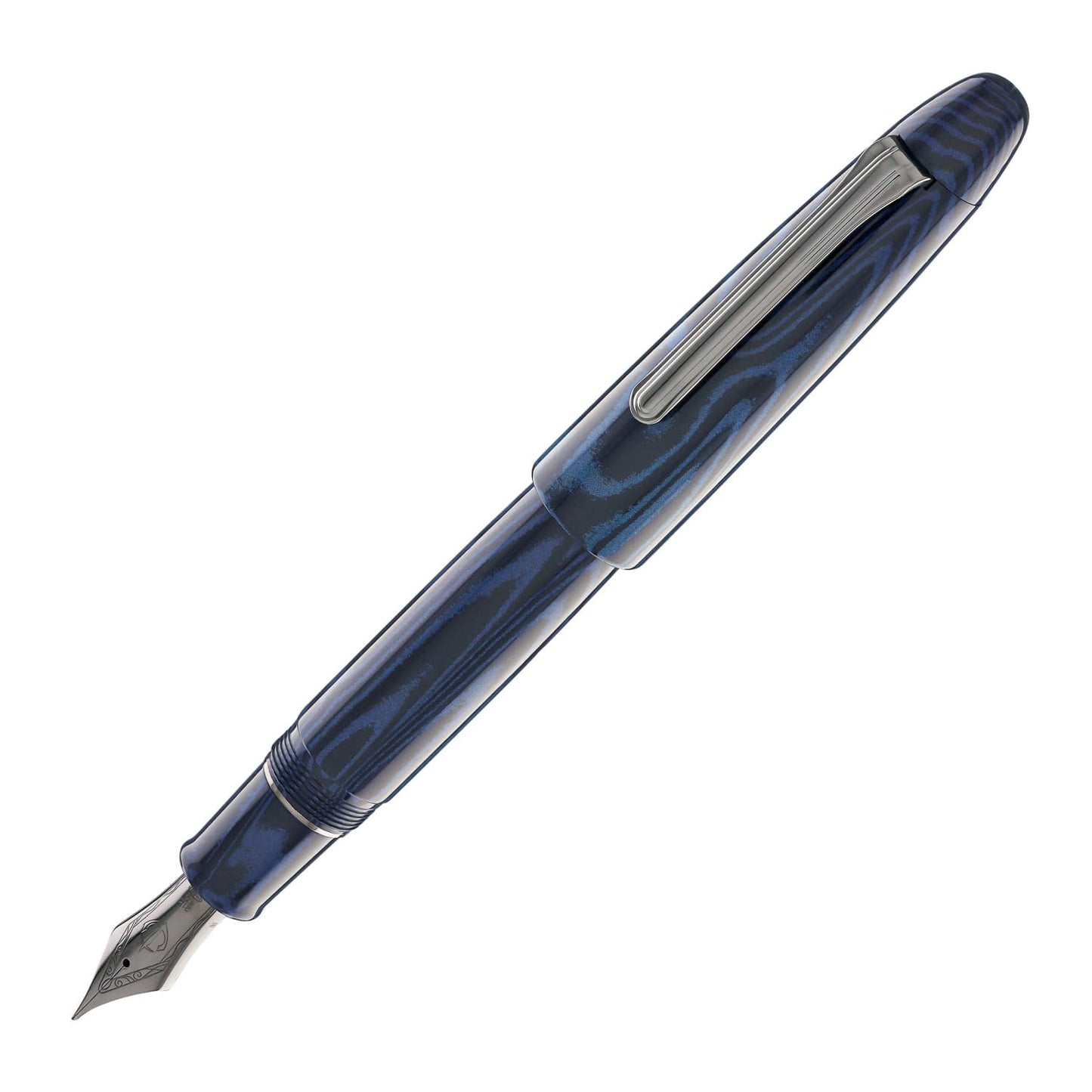 Sailor King of Pens Fountain Pen in Ebonite Blue Phoenix 21kt Gold Nib Fountain Pen