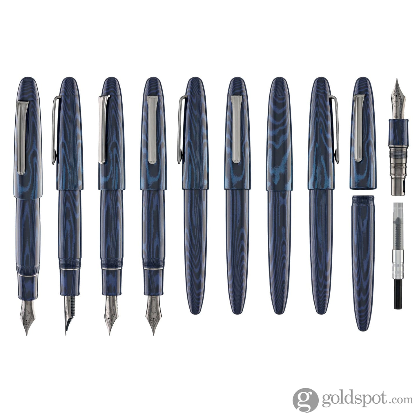 Sailor King of Pens Fountain Pen in Ebonite Blue Phoenix 21kt Gold Nib Fountain Pen