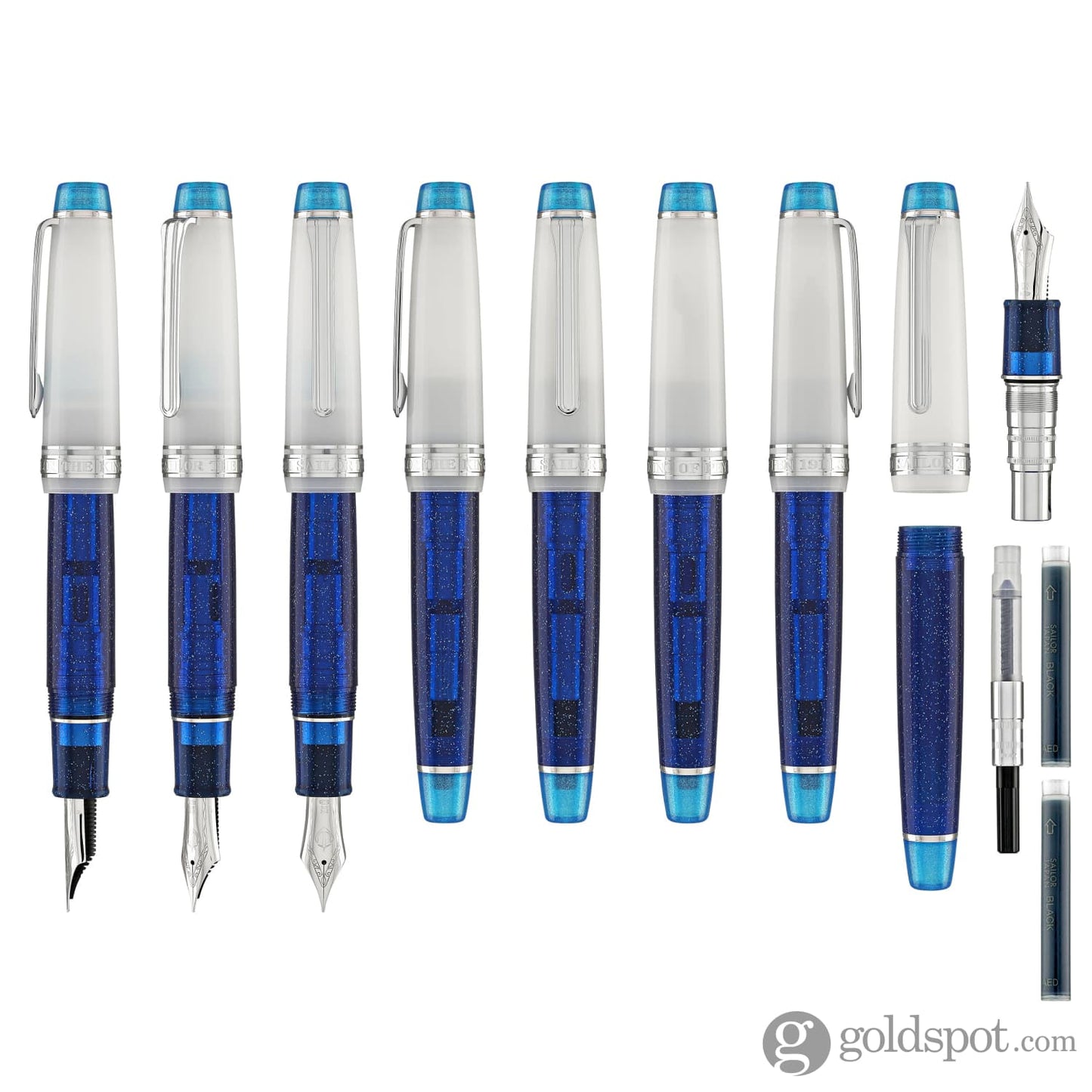 Sailor Pro Gear King of Pens Fountain Pen in Sunlight from the Ocean Floor - 21K Gold Fountain Pen