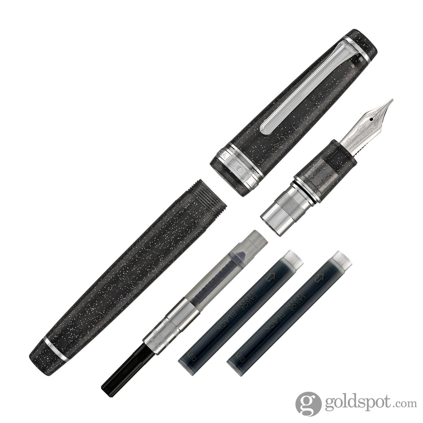 Sailor Pro Gear Regular Fountain Pen in Celestial Gray - 21kt Gold Fountain Pen