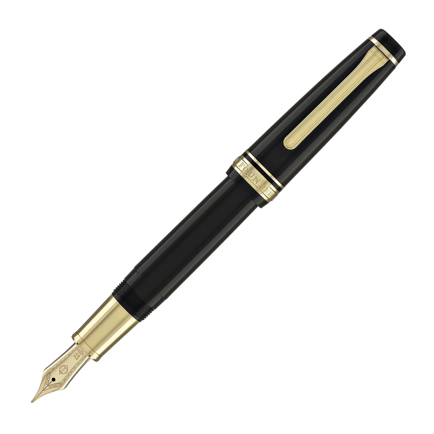 Sailor Pro Gear Regular Fountain Pen in Roppongi Gold - 21kt Gold Fountain Pen