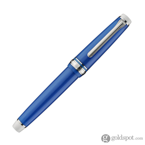 Sailor Pro Gear Slim Fountain Pen in Blue Cobra - 14kt Gold Nib Fountain Pen