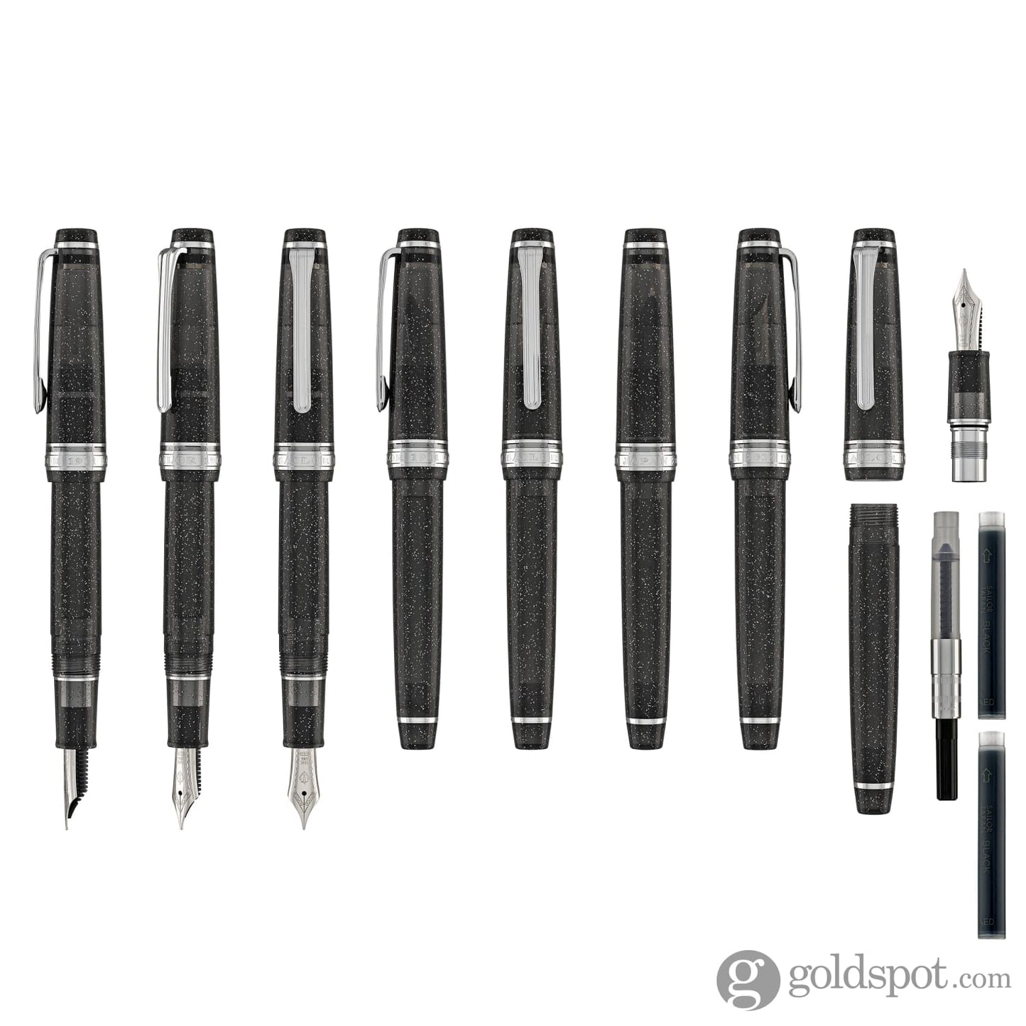 Sailor Pro Gear Slim Fountain Pen in Celestial Gray - 14kt Gold Fountain Pen