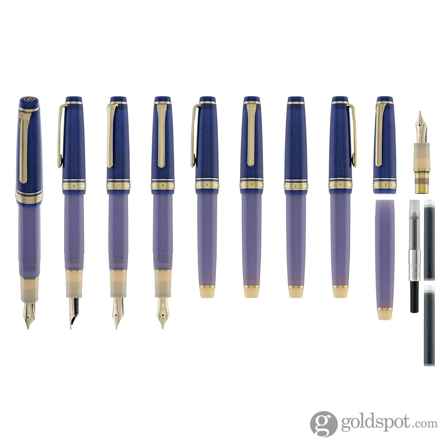 Sailor Pro Gear Slim Fountain Pen in Dreamy Hour - 14kt Gold Fountain Pen