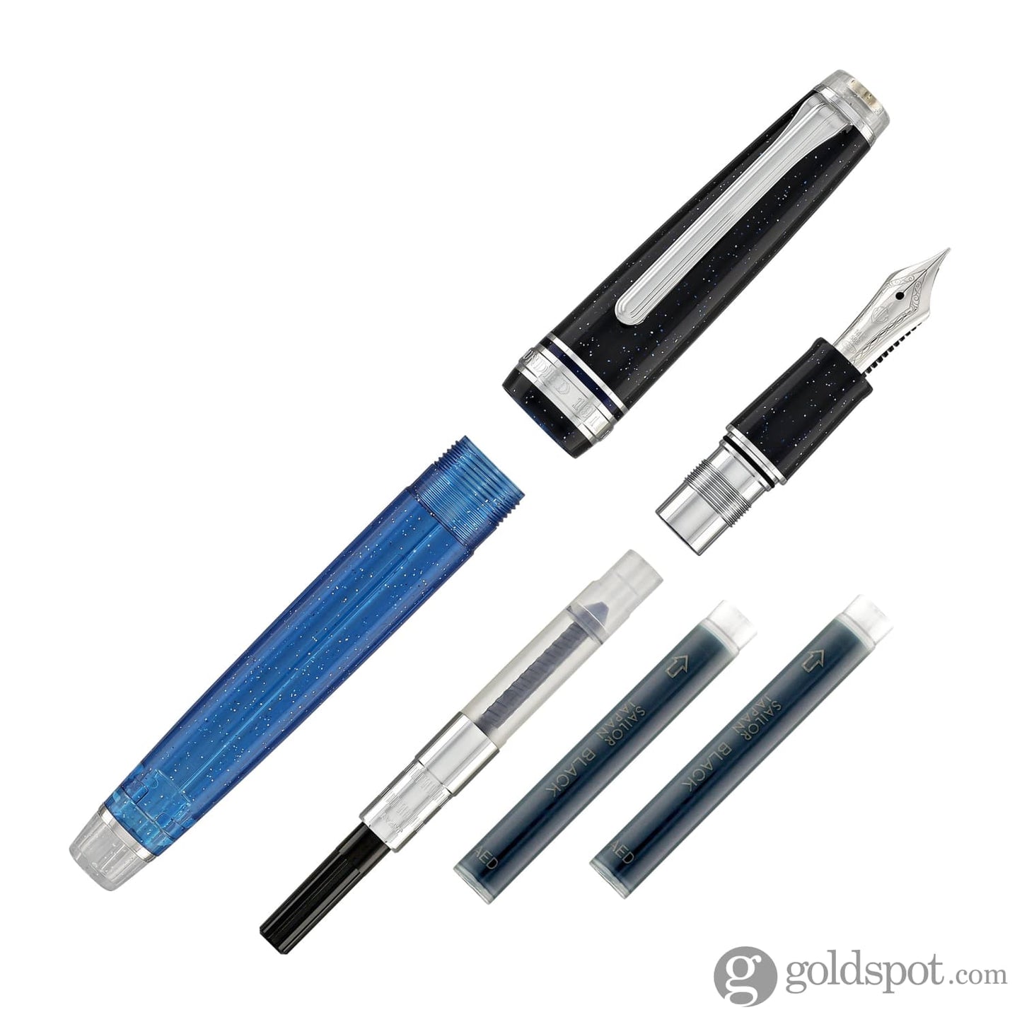 Sailor Pro Gear Slim Fountain Pen in Iris Nebula - 14kt Gold Fountain Pen