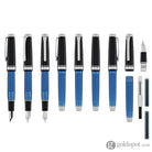 Sailor Pro Gear Slim Fountain Pen in Iris Nebula - 14kt Gold Fountain Pen