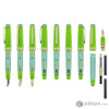 Sailor Pro Gear Slim Fountain Pen in Manyo #2 Series Grass (Green / Turquoise) - 14K Gold Fountain Pen