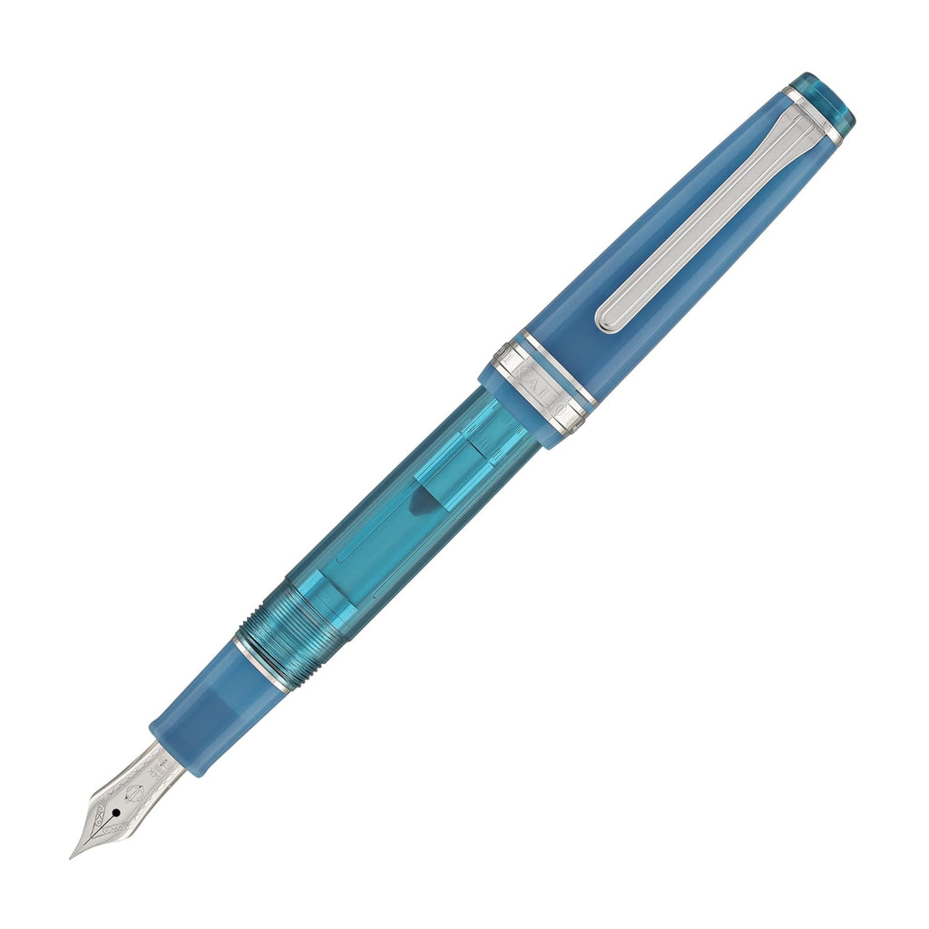 Sailor Pro Gear Slim Fountain Pen in Manyo #2 Series Violet (Blue / Wild Violet) - 14K Gold Fountain Pen