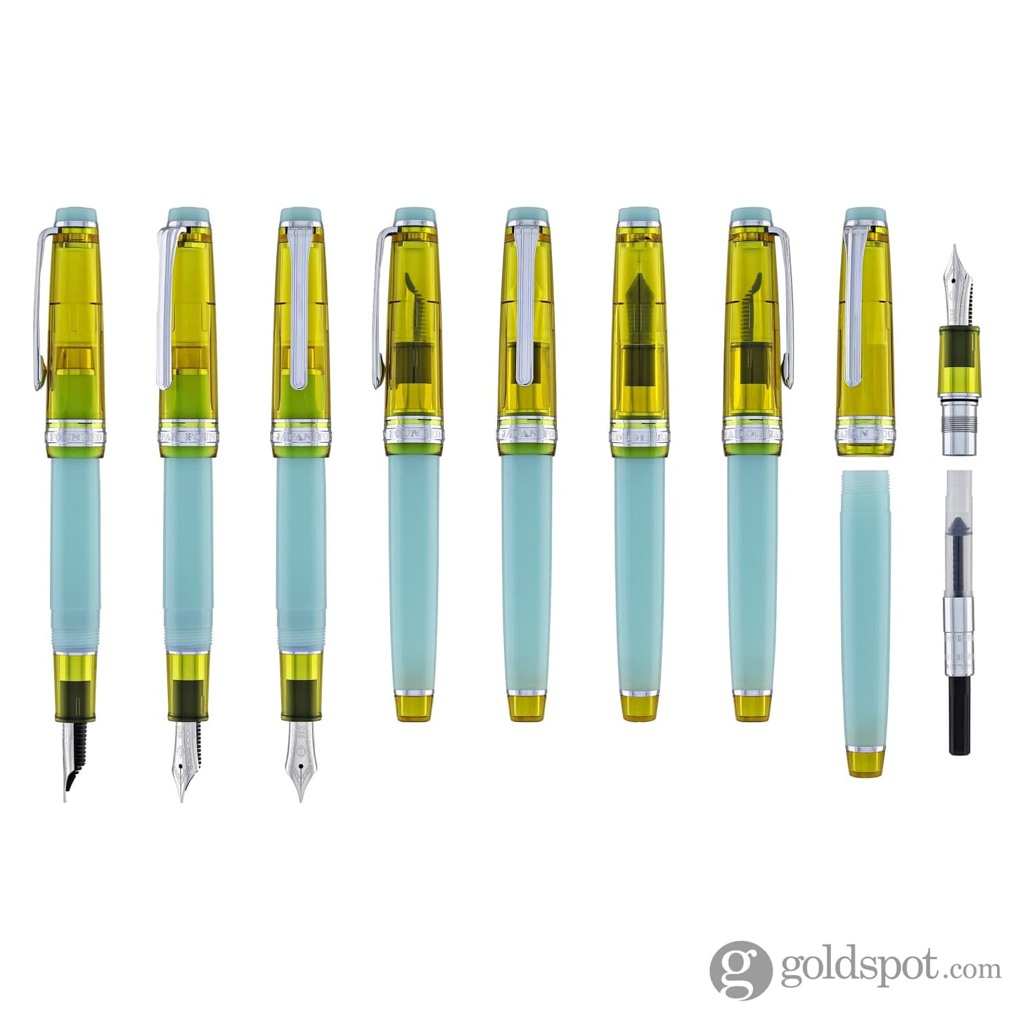 Sailor Pro Gear Slim Fountain Pen in Manyo #3 Series Bamboo Shoot