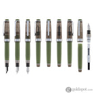 Sailor Pro Gear Slim Fountain Pen in Manyo #3 Series Chestnut - 14K Gold Nib and Kuri Bottled Ink - 50mL Fountain Pen