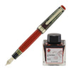 Sailor Pro Gear Slim Fountain Pen in Manyo #3 Series Gourd - 14K Gold Nib and Sumomo Bottled Ink - 50mL Fountain Pen