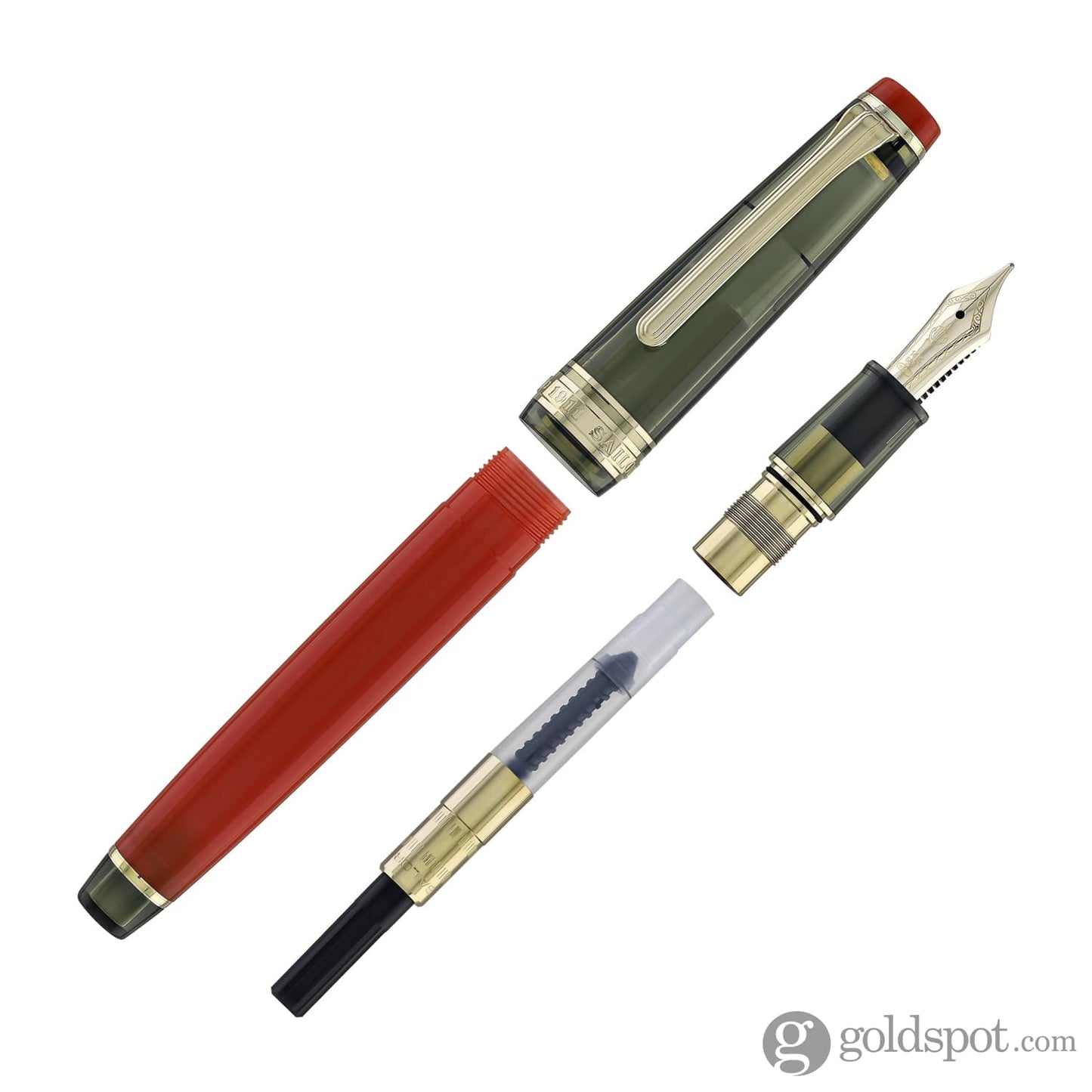 Sailor Pro Gear Slim Fountain Pen in Manyo #3 Series Gourd 14K