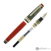 Sailor Pro Gear Slim Fountain Pen in Manyo #3 Series Gourd - 14K Gold Nib and Sumomo Bottled Ink - 50mL Fountain Pen