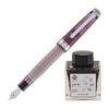 Sailor Pro Gear Slim Fountain Pen in Manyo #3 Series Red Bean - 14K Gold Nib and Azuki Bottled Ink - 50mL Fountain Pen