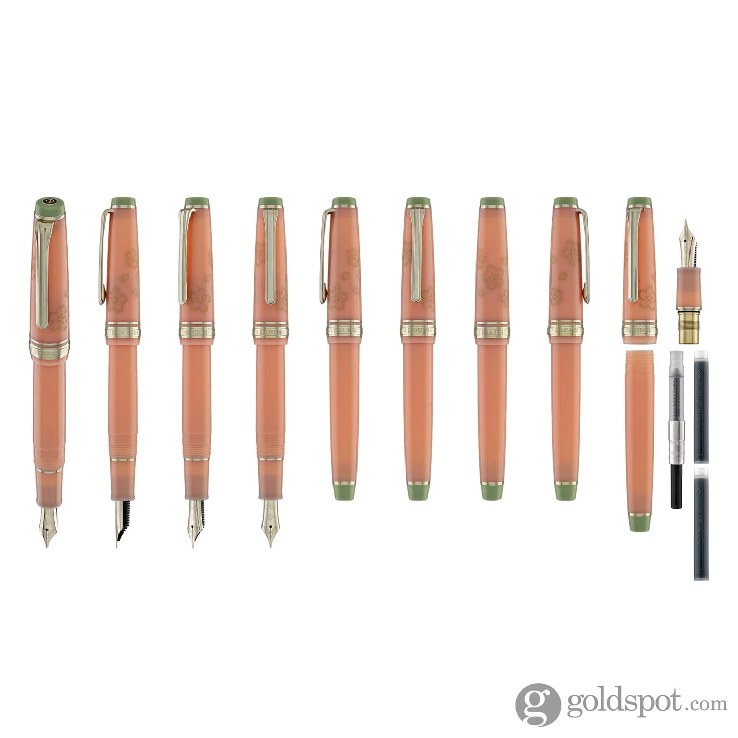 Sailor Pro Gear Slim Japanese Scenery Series Fountain Pen in Hana-ikada - 14kt Gold Fountain Pen