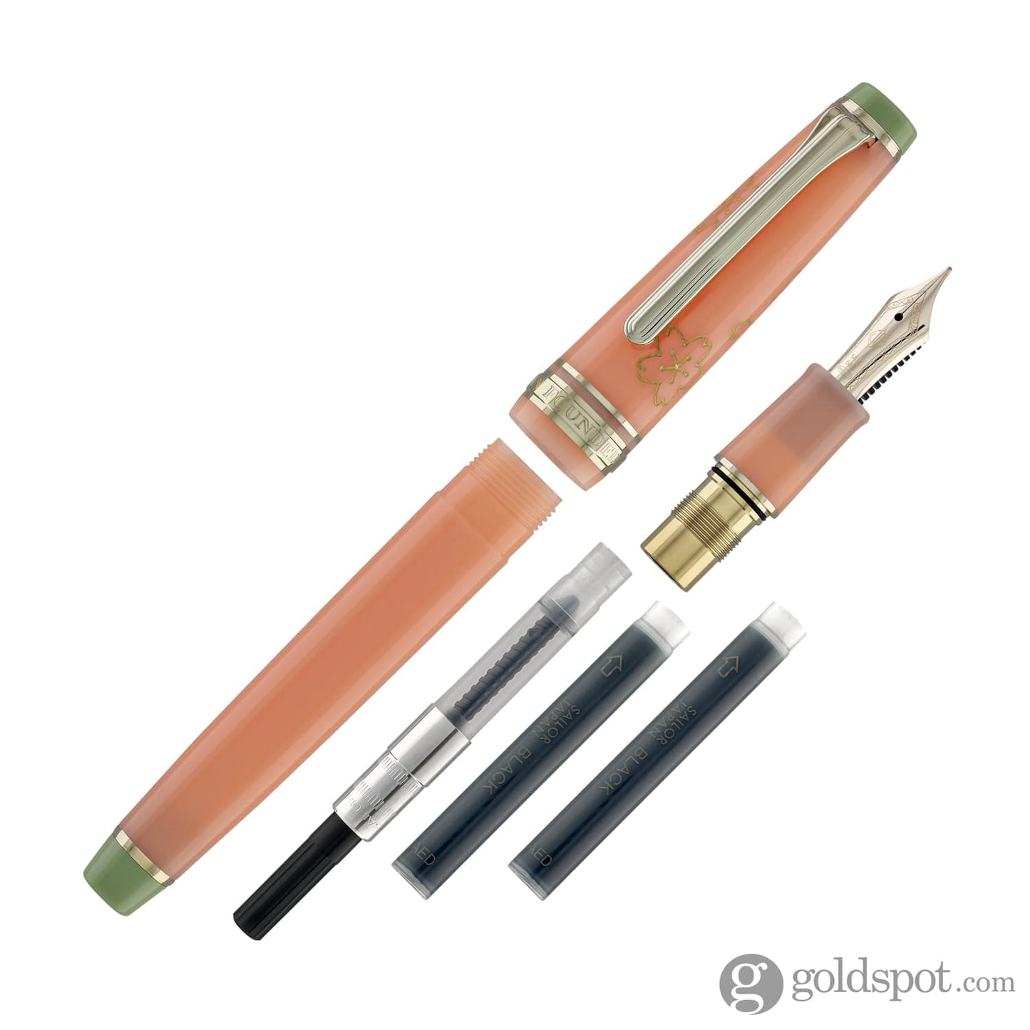 Sailor Pro Gear Slim Japanese Scenery Series Fountain Pen in Hana-ikada - 14kt Gold Fountain Pen