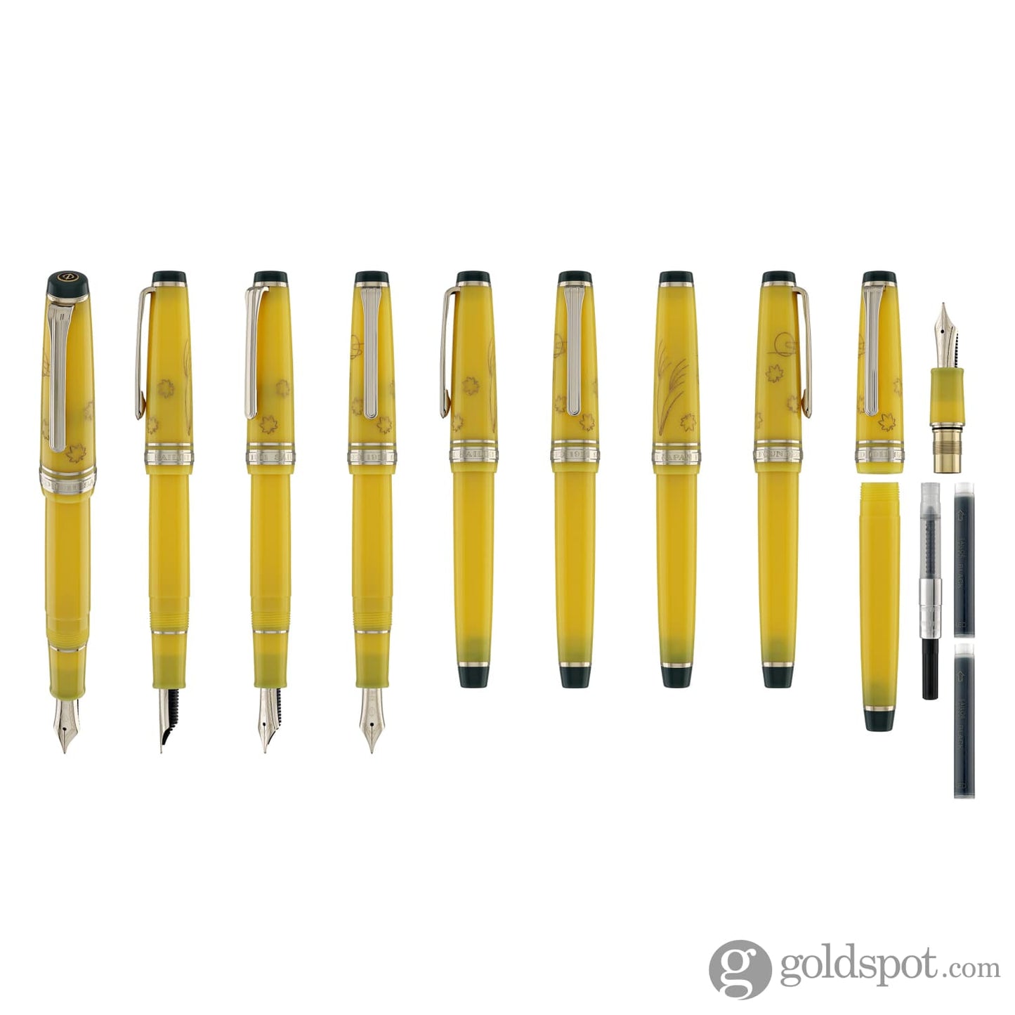 Sailor Pro Gear Slim Japanese Scenery Series Fountain Pen in Tasogare - 14kt Gold Fountain Pen