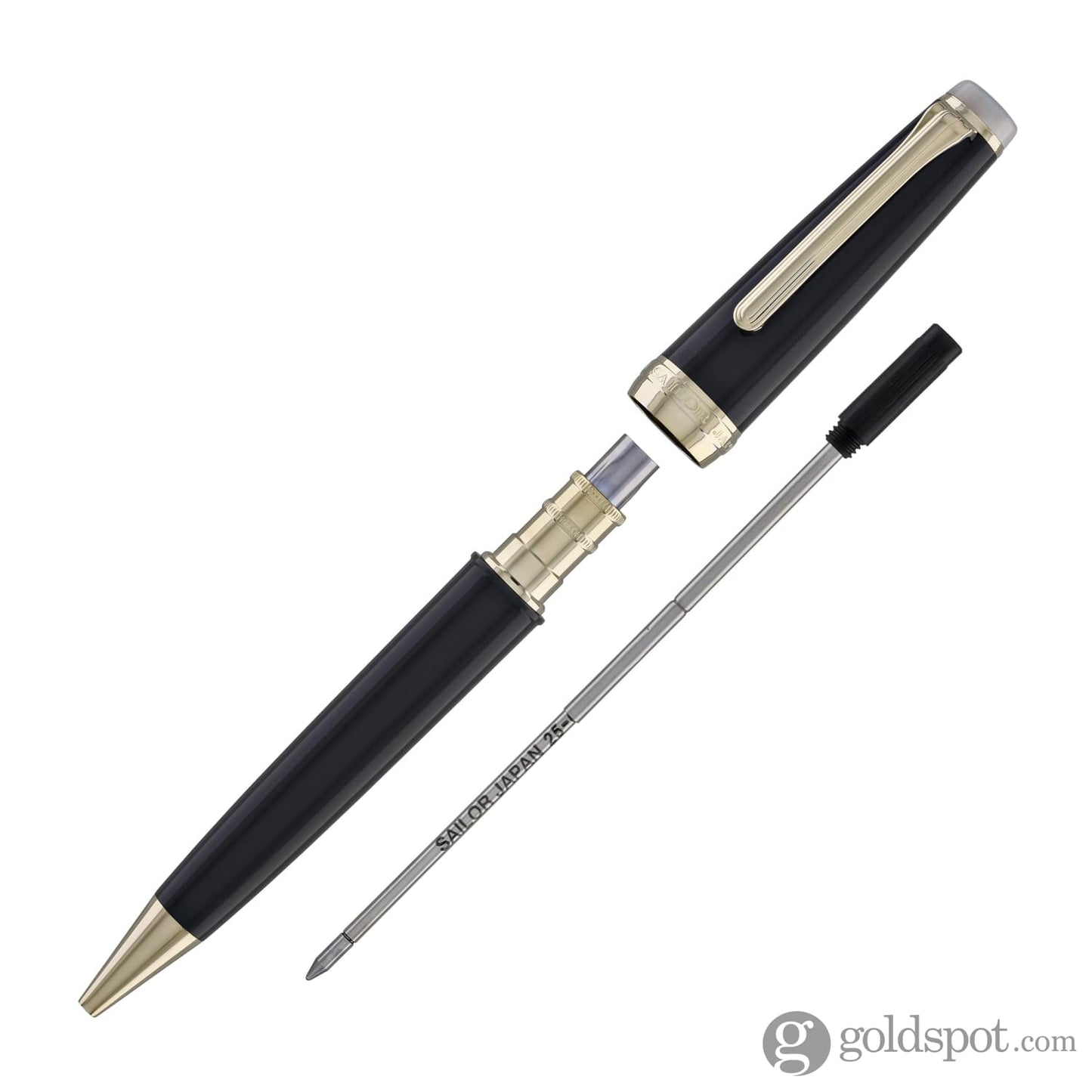 Sailor Pro Gear Slim Shikiori Noyama No Uta Ballpoint Pen in Wagtail’s Call - ’Sekirei’ with Gold Trim Ballpoint Pens
