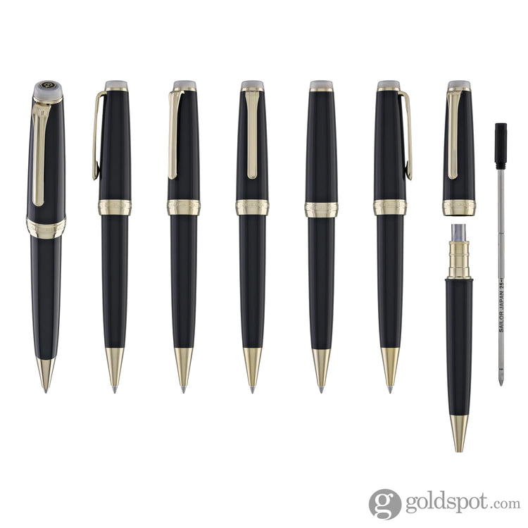 Sailor Pro Gear Slim Shikiori Noyama No Uta Ballpoint Pen in Wagtail’s Call - ’Sekirei’ with Gold Trim Ballpoint Pens