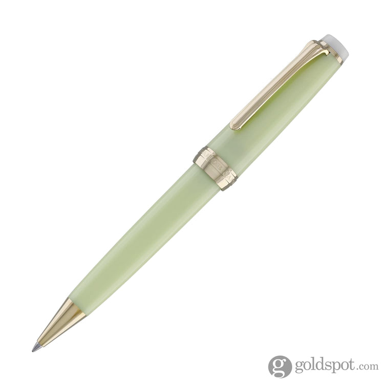 Sailor Pro Gear Slim Shikiori Noyama No Uta Ballpoint Pen in Warbling is in the Air - ’Haru-tsuge-dori’ with Gold Trim Ballpoint Pens