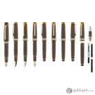 Sailor Pro Gear Slim Shikiori Noyama No Uta Fountain Pen in Hawk Apprentice - ’Waka-taka’ with Gold Trim - Medium Fine Point Fountain Pen