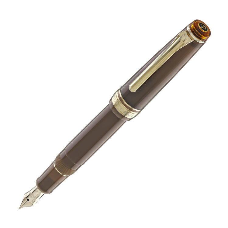 Sailor Pro Gear Slim Shikiori Noyama No Uta Fountain Pen in Hawk Apprentice - ’Waka-taka’ with Gold Trim - Medium Fine Point Fountain Pen