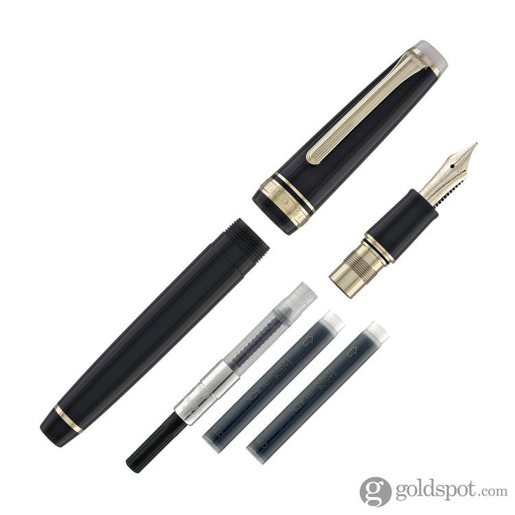 Sailor Pro Gear Slim Shikiori Noyama No Uta Fountain Pen in Wagtail’s Call - ’Sekirei’ with Gold Trim - Medium Fine Point Fountain Pen