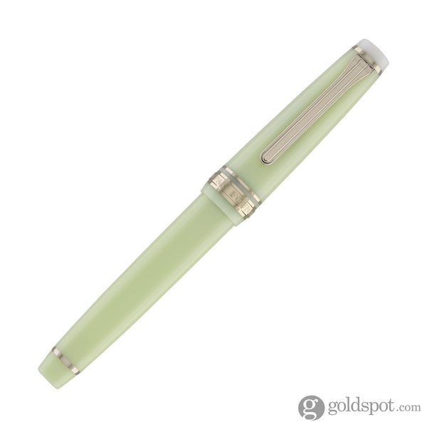 Sailor Pro Gear Slim Shikiori Noyama No Uta Fountain Pen in Warbling is in the Air - ’Haru-tsuge-dori’ with Gold Trim - Medium Fine Point