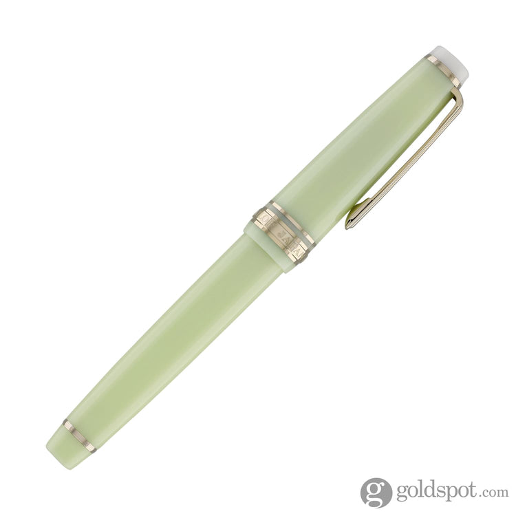 Sailor Pro Gear Slim Shikiori Noyama No Uta Fountain Pen in Warbling is in the Air - ’Haru-tsuge-dori’ with Gold Trim - Medium Fine Point