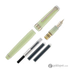 Sailor Pro Gear Slim Shikiori Noyama No Uta Fountain Pen in Warbling is in the Air - ’Haru-tsuge-dori’ with Gold Trim - Medium Fine Point