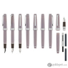 Sailor Pro Gear Slim Shikiori Sansui Fountain Pen in Autumn - Winter - Kamoshika with Rhodium Trim - Medium Fine Point Fountain Pens